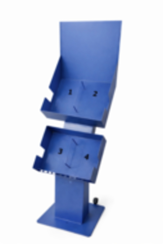 Displaystand  mit 4 Ablagen